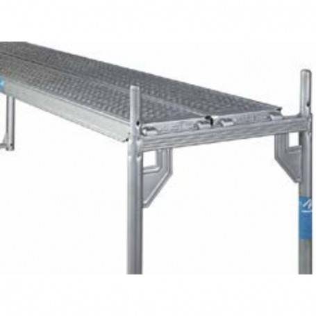 UniRam Alu Paket 4 + 6 x 9 m 73 cm stålplank
